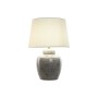 Lampe de bureau Home ESPRIT Blanc Beige Céramique 50 W 220 V 43,5 x 43,5 x 61 cm