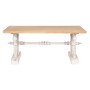 Table Basse Home ESPRIT Blanc Naturel Bois d'épicéa Bois MDF 110 x 65 x 46 cm