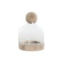 Vase Home ESPRIT Transparent Naturel Bois Verre 18 x 18 x 24 cm