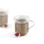 Tasse avec filtre pour infusions Quid Serenia Transparent verre Acier inoxydable 350 ml (12 Unités)
