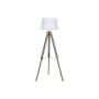 Floor Lamp Home ESPRIT White Brown Wood 40 x 40 x 150 cm
