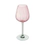 Wine glass Cristal d’Arques Paris Swirly Spring Pink Glass 470 ml (4 Units)