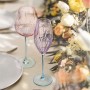 Wine glass Cristal d’Arques Paris Swirly Spring Pink Glass 470 ml (4 Units)