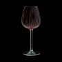 Wine glass Cristal d’Arques Paris Swirly Spring Pink Glass 470 ml (4 Units)