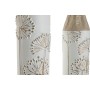 Set of 2 Vases Home ESPRIT Beige Light brown Metal 13,5 x 13,5 x 71 cm (2 Pieces)