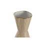 Set of 2 Vases Home ESPRIT Beige Light brown Metal 13,5 x 13,5 x 71 cm (2 Pieces)