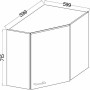 Kitchen furniture Black 89 x 89 cm