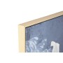Cadre Home ESPRIT Bleu Palmiers Tropical 180 x 4 x 120 cm (3 Pièces)