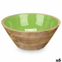 Bol Gift Decor MALI-701 G Vert 24,3 x 10,5 x 24,3 cm (6 Unités)
