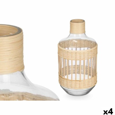 Bouteille décorative Gift Decor SG-30553 Transparent Naturel 18 x 34 x 18 cm (4 Unités)