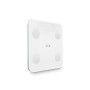 Digital Bathroom Scales SPC Internet ATENEA FIT 3 White Tempered Glass 180 kg 50 x 50 x 28 cm