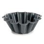 Baking Mould Kinvara HH477 Light grey Dark grey Silicone 1,5 L 24,5 x 10 x 24,5 cm (6 Units)