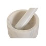 Mortar and pestle Home ESPRIT Marble 12,5 x 12,5 x 6,5 cm