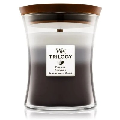 Bougie Parfumée Woodwick Trilogy Medium Hourglass Candles