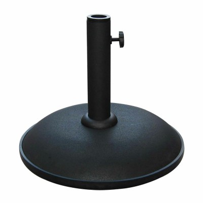 Marbueno Base Parasol Ronde 36x29,5 cm 11KG Noir Jardin, Piscine, Terrasse 10444