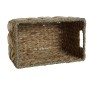 Basket set Home ESPRIT Natural Seagrass Natural Fibre Boho 44,5 x 32,5 x 27,5 cm 3 Pieces