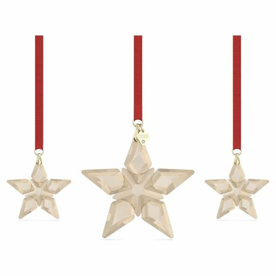 Étoile de Noël Swarovski 5649780 Gris Résine 10 cm