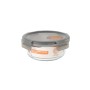 Hermetic Lunch Box MasterChef Grey Transparent Circular 640 ml (6 Units)