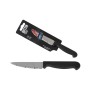 Eplucheur Quttin Laser Noir Argenté Acier inoxydable 8,5 cm (36 Unités)