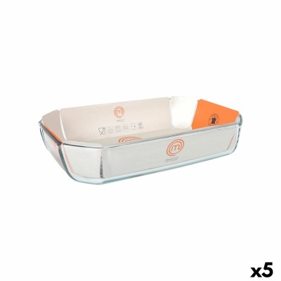 Serving Platter MasterChef Rectangular 3,2 L 33 x 22 x 6,5 cm 33 x 22 cm (5 Units)