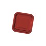 Plate set Algon Red 26 cm 3 Pieces (18 Units)