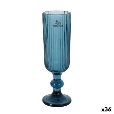 Champagne glass Santa Clara Sonella Blue (36 Units)