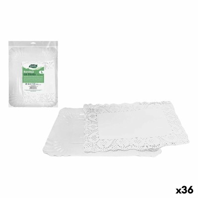 Plateau apéritif Algon Rectangulaire 32 x 39 x 1 cm 32 x 39 cm (36 Unités)