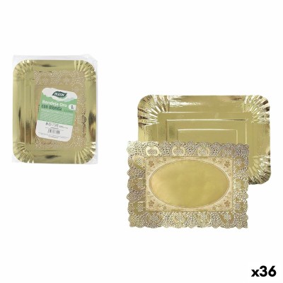 Plateau apéritif Algon Rectangulaire 32 x 39 cm (36 Unités)