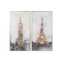 Toile Home ESPRIT polystyrène Toile 62,5 x 3,5 x 122,5 cm