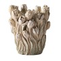 Vase Home ESPRIT Grey Cement Tulip 21 x 21 x 23 cm