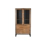Display Stand Home ESPRIT Brown Black Teak Acacia 100 x 40 x 185 cm