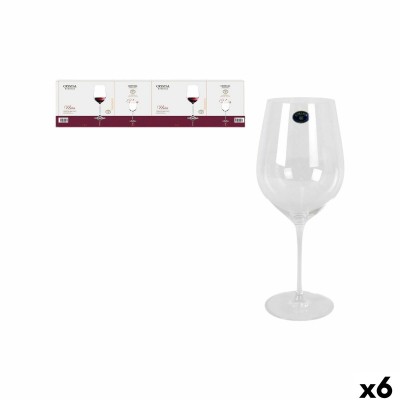 Wine glass set Bohemia Crystal Uria Crystal (6 Units)
