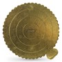 Cake stand Algon Golden 40 x 40 cm (36 Units)