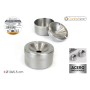 Ashtray Confortime Steel 10 x 5,5 cm (12 Units)