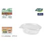 Plateaux alimentaires réutilisables Algon OPS 375 ml 16 x 12,7 x 4,7 cm (4 Pièces) (24 Unités)