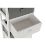 Caisson à Tiroirs Home ESPRIT Blanc Gris 40 x 29 x 90 cm
