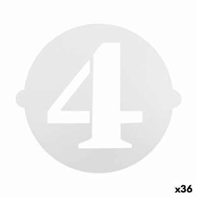 Cake stencil Algon Number 4 36 Units