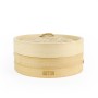 Food Steamer Quttin Bamboo 20 x 8,5 cm (12 Units)