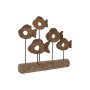 Decorative Figure Home ESPRIT Black Natural Fish 61,5 x 10 x 53,5 cm