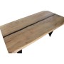 Dining Table Home ESPRIT Metal Acacia 200 x 100 x 76 cm