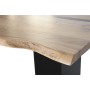 Table de Salle à Manger Home ESPRIT Métal Bois d'acacia 200 x 100 x 76 cm