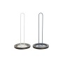 Kitchen Paper Holder DKD Home Decor Blue White Metal Rubber wood 15 x 15 x 31 cm (2 Units)