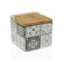 Salière avec couvercle Mosai Céramique (8,1 x 12,2 x 12,3 cm) (12,2 x 11,5 x 12,2 cm)