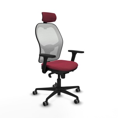 Chaise de Bureau avec Appui-tête Jorquera Piqueras y Crespo 3D036G2 Bordeaux
