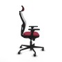 Chaise de Bureau avec Appui-tête Jorquera Piqueras y Crespo 3D036G2 Bordeaux