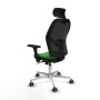 Chaise de Bureau avec Appui-tête Jorquera Piqueras y Crespo 3D086G2 Vert