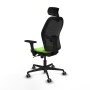 Chaise de Bureau avec Appui-tête Jorquera Piqueras y Crespo 3D036G2 Pistache