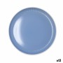 Assiette plate Bidasoa Moana Bleu Céramique Ø 26 cm (12 Unités)