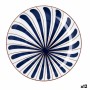 Assiette plate Bidasoa Oceanika Bleu Céramique Ø 27 cm (12 Unités)