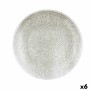 Assiette plate Bidasoa Element Hydrozero Beige Céramique Ø 27 cm (6 Unités)